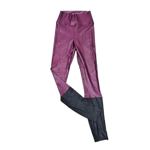 Koral Lustrous Netz Eggplant Legging